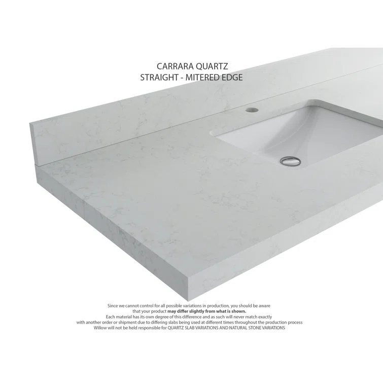 Willow Collections Aberdeen 36'' Single Bathroom Vanity with Top