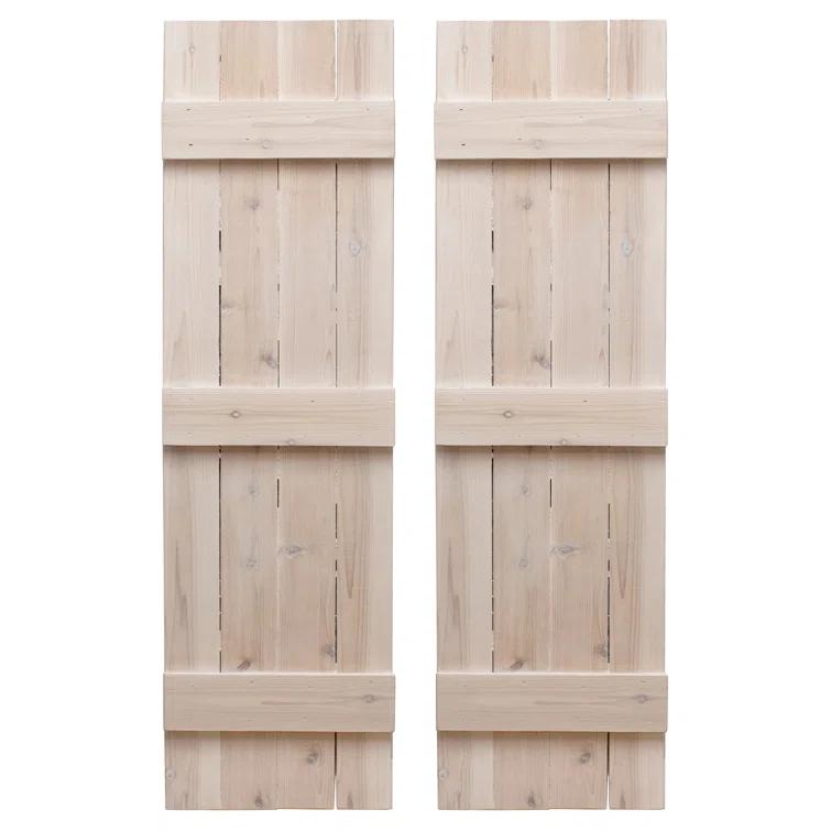 Dogberry Collections 14'' Board & Batten Shutters (Set of 2)