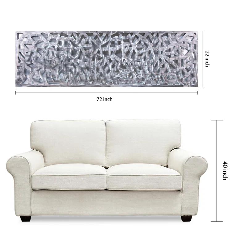 Empire Art Direct Radiant Fusion Leaf encased on a 3D Polished Steel Abstract Metal Wall Art