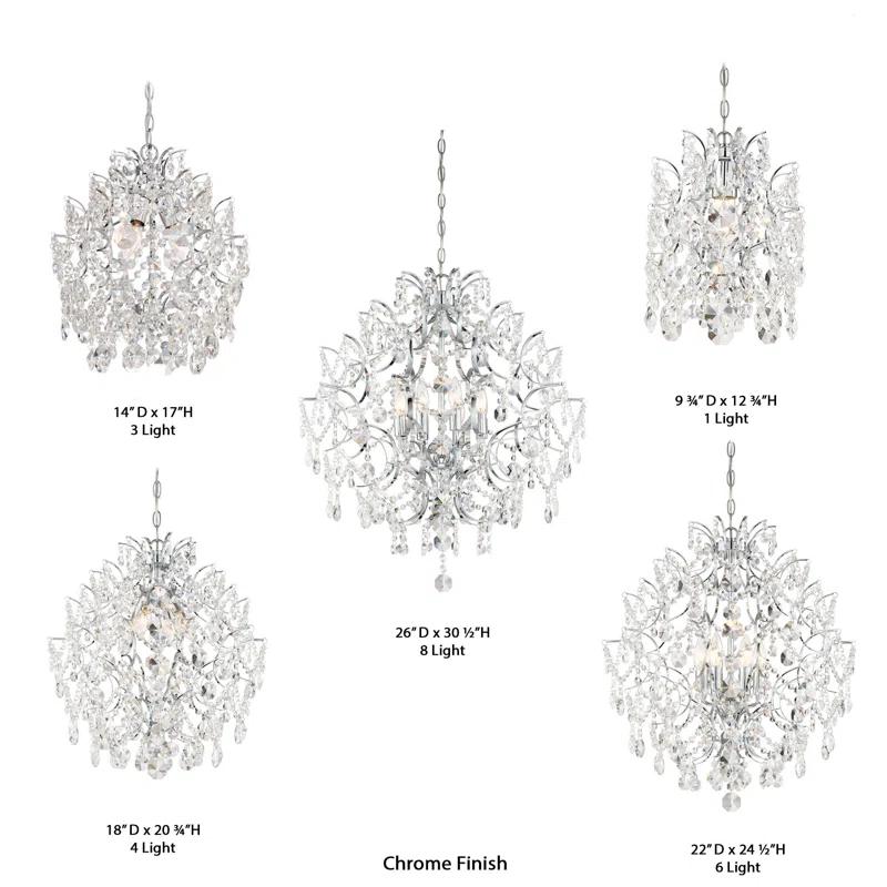 Minka Lavery Isabella's Crown 6 - Light Dimmable Globe Chandelier
