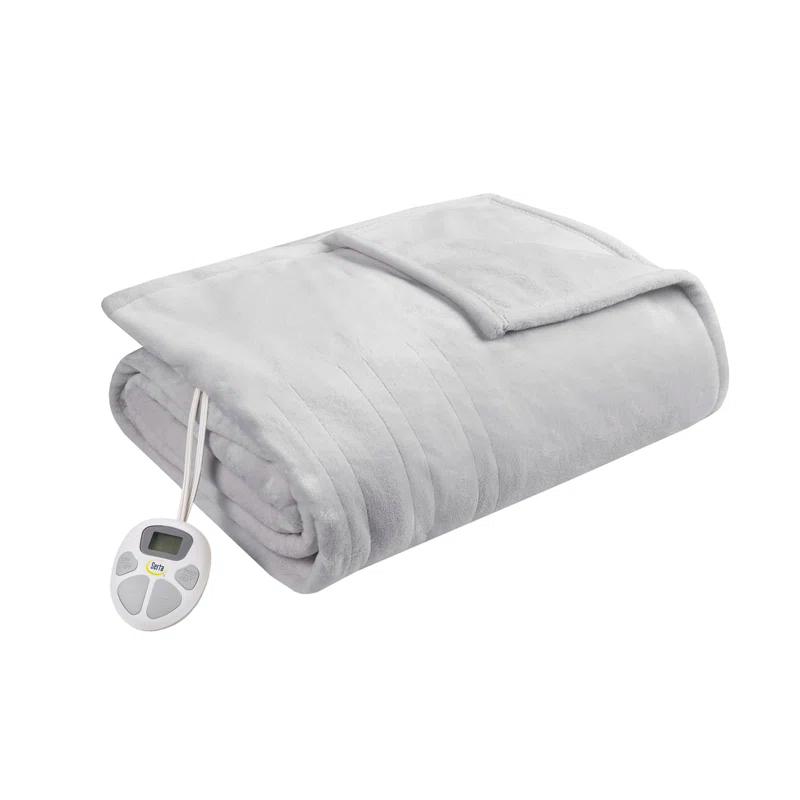 Serta Plush Heated Blanket