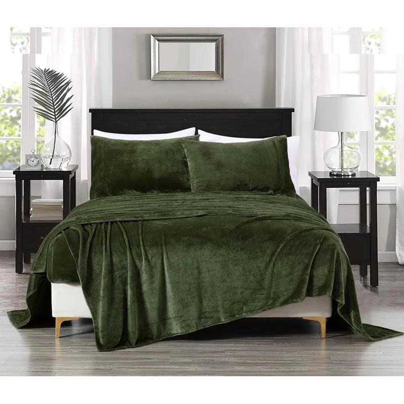 Microplush Fleece Bed Sheet Set