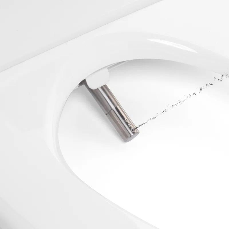 Brondell T44-EW Swash Thinline T44 Luxury Bidet Toilet Seat with Remote Control, White