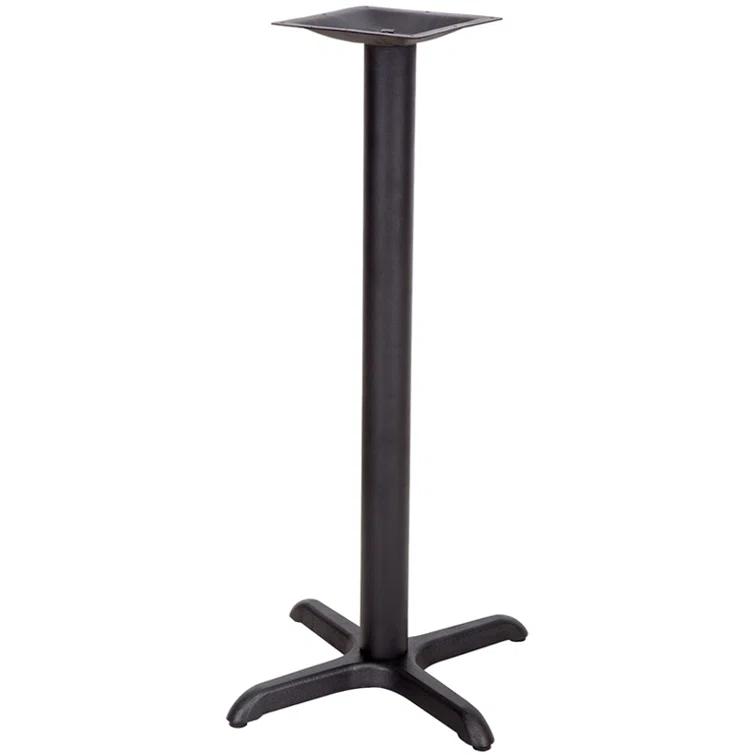 Flash Furniture Beverly Restaurant Table X-Base with 3" Dia. Bar Height Column