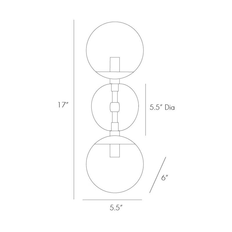 ARTERIORS Polaris Steel Armed Sconce