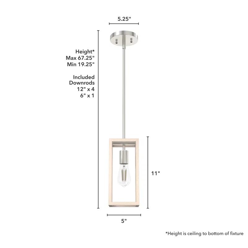 Squire Manor 1 - Light Rectangle Mini Pendant