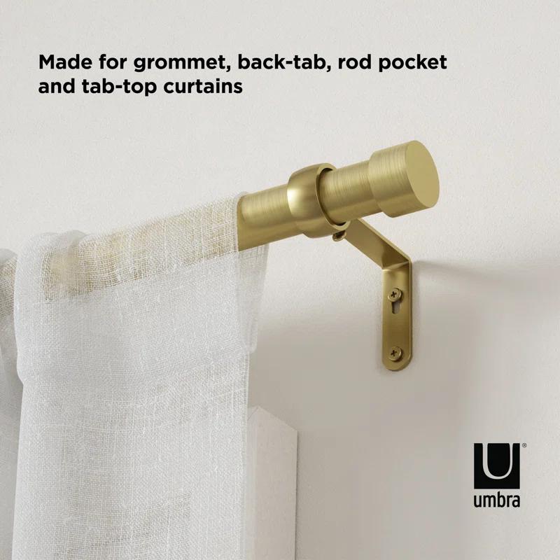 Umbra CAPPA Single Steel Curtian Rod