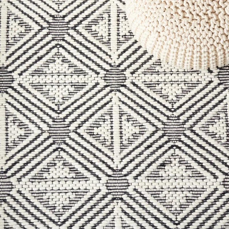 Foundry Select Ashaud Hand Loomed Wool And Cotton With Latex Geometric Rug