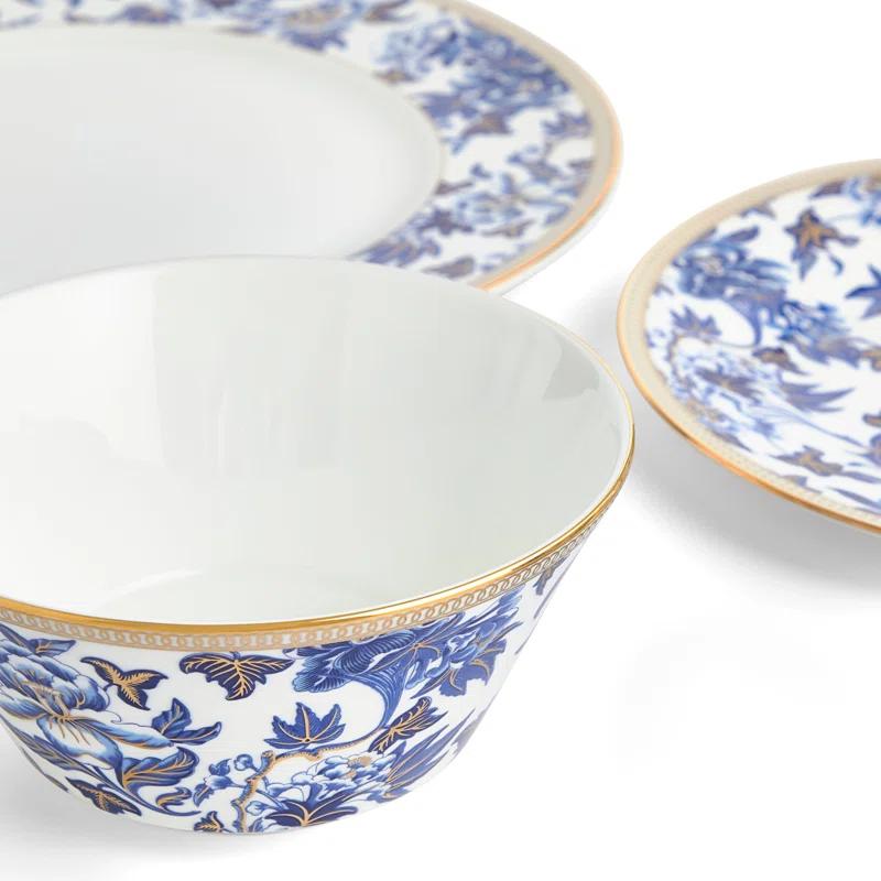 Wedgwood Hibiscus 4 Piece Bone China Place Setting, Service for 1 | Wayfair