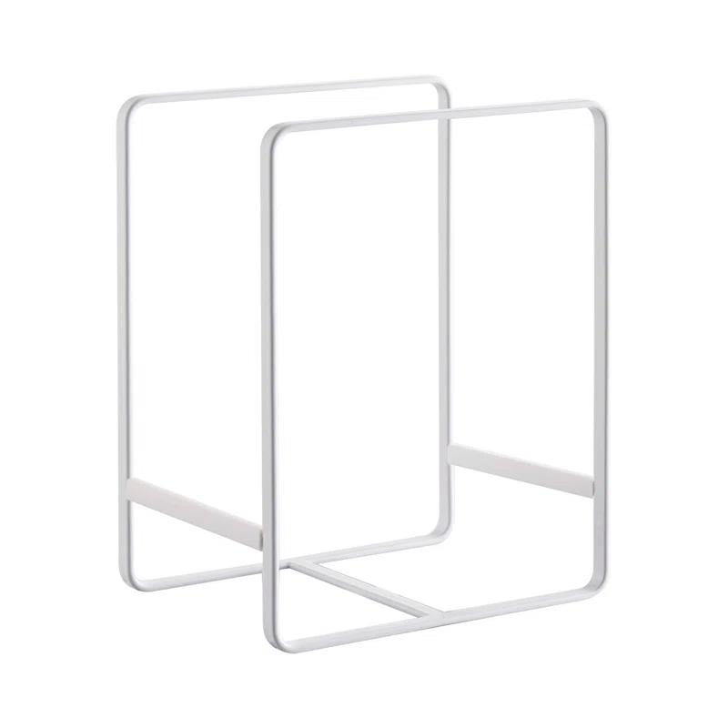 Yamazaki Home Plate Rack/Dish Stand/Dish Storage/Plate Holder, Large, Steel, Large