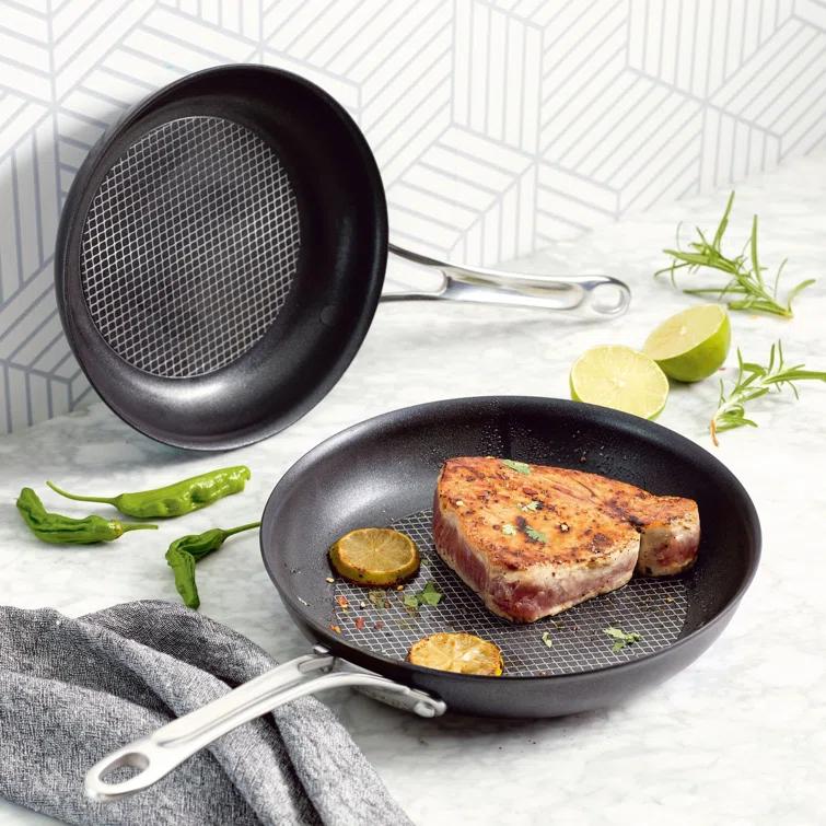 Anolon Anolon X Hybrid Nonstick Induction Frying Pans / Skillet Set - 8.25 Inch and 10 Inch
