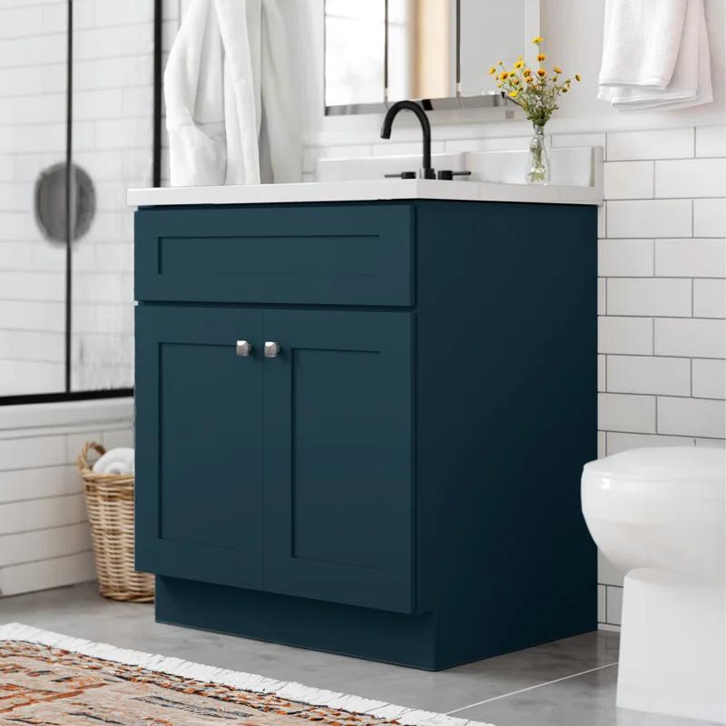 Design House Brookings 30 Inch Bath Vanity, Ready to Assemble, Sherwin Williams®