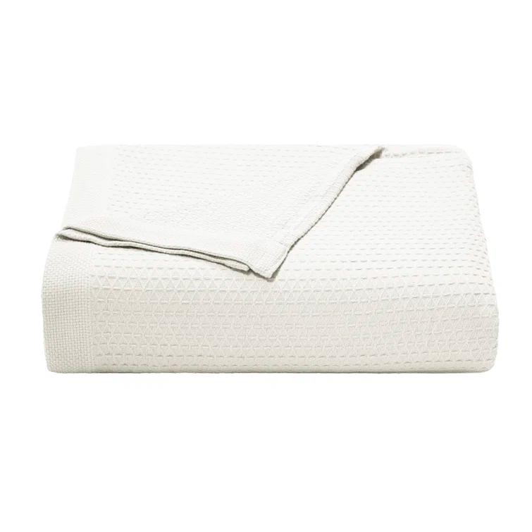 Nautica Nautica Baird Solid Cotton Reversible Blanket