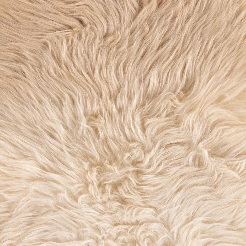Vale Ombre Sheepskin Throw - Beige