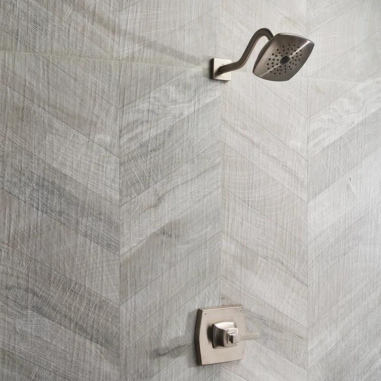 Auburn Chevron 24 in. x 48 in. Matte Porcelain Floor and Wall Tile (15.49 Sq. Ft. / Case)