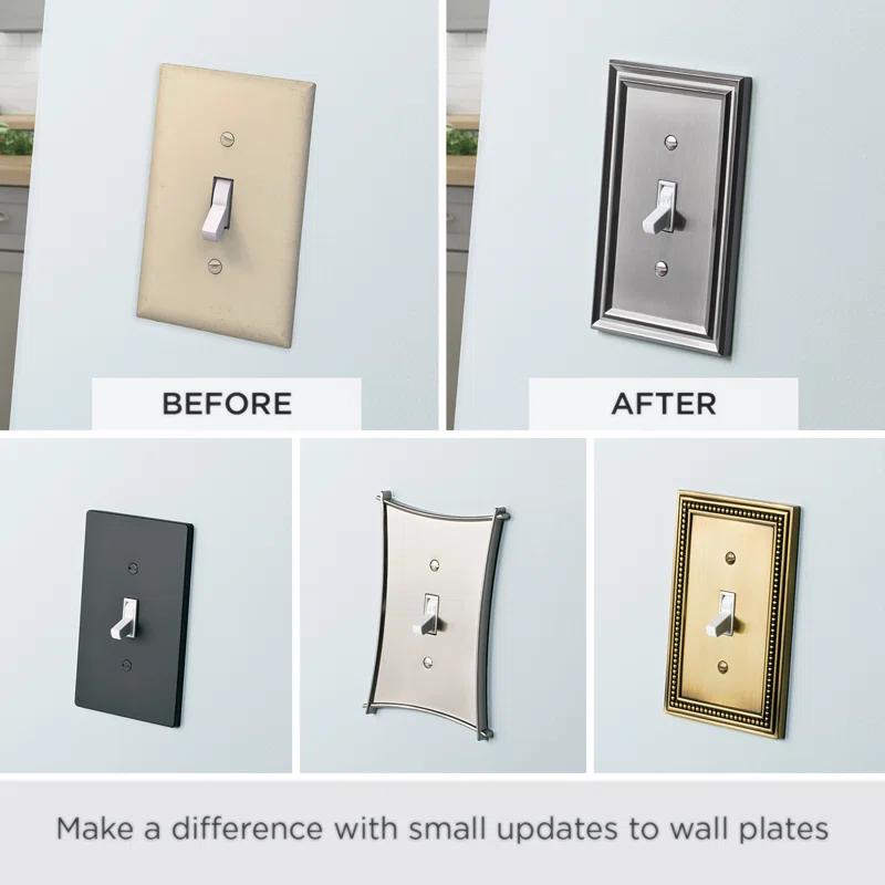 Franklin Brass 1-Gang Toggle Light Switch Wall Plate