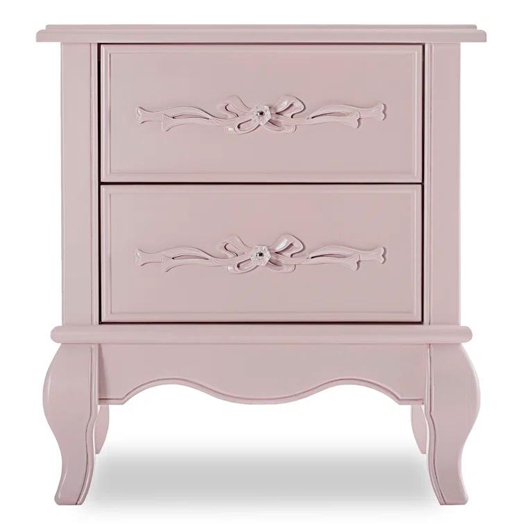 Evolur Aurora 2 Drawer Nightstand & Reviews | Wayfair