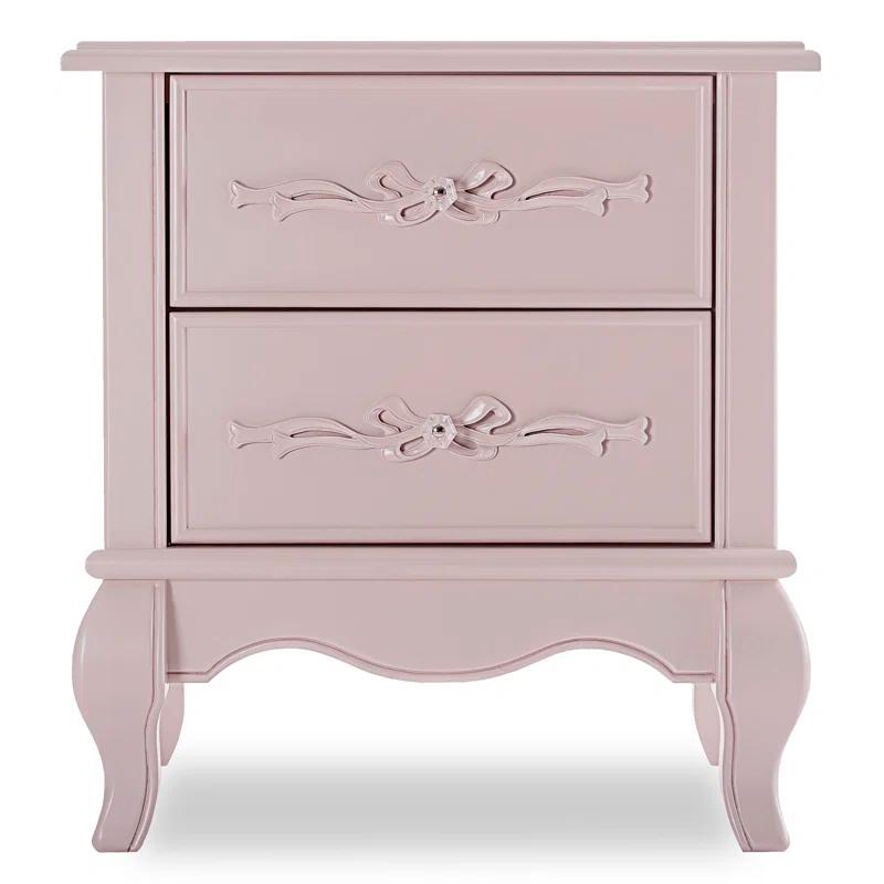 Evolur Aurora 2 Drawer Nightstand & Reviews | Wayfair