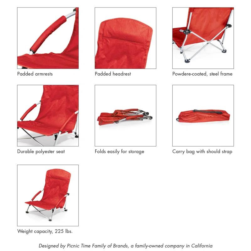 ONIVA™ Folding Beach Chair with Cushions