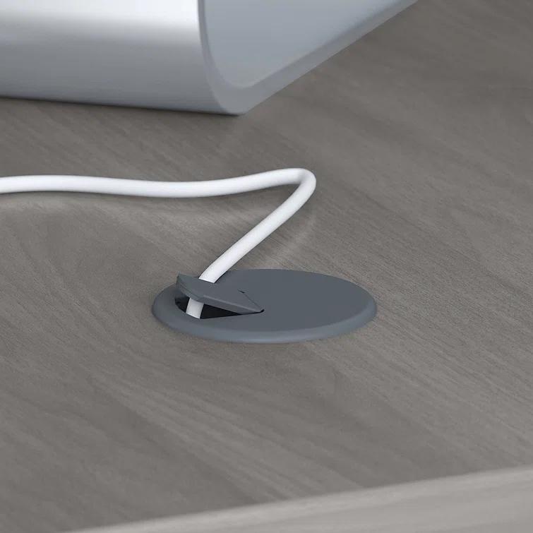 Bush Business Furniture Echo 3 L-Shaped Computer Desk Office Set