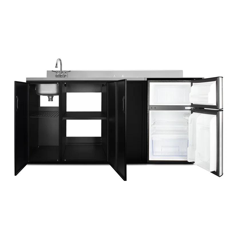 Summit Appliance Summit Appliance 3.2 Cubic Feet cu. ft. Mini Fridge with Freezer Kitchenette