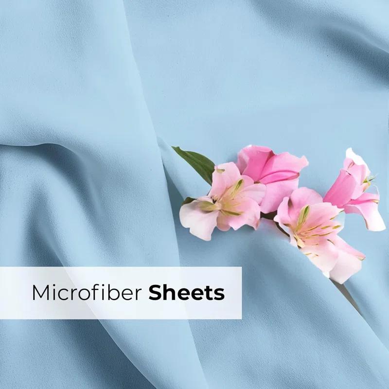 CGK Linens 6 Piece Extra Deep Pocket Ultra Soft & Cooling Sheet Set