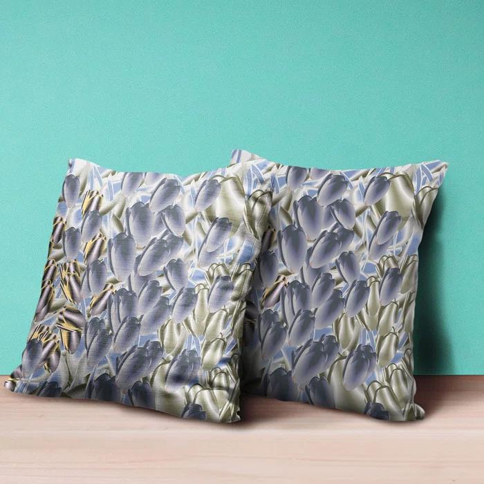 AmritaSen Floral Reversible Throw Pillow