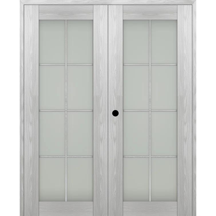 Belldinni Avon 8 Lite Solid Manufactured Wood Paneled Prefinished Standard Door | Wayfair