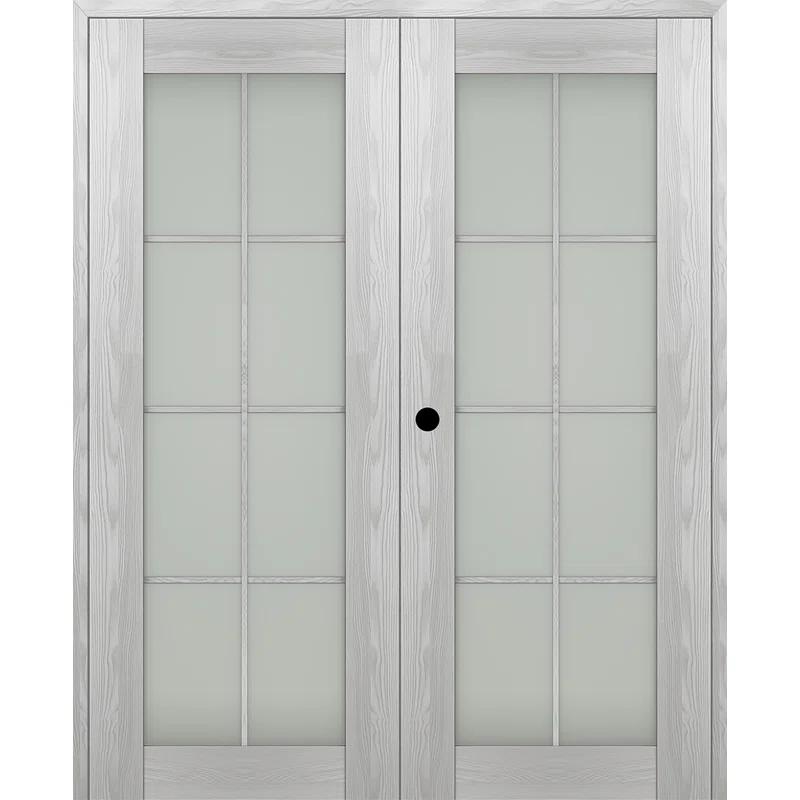 Belldinni Avon 8 Lite Solid + Manufactured Wood Paneled Prehung Door