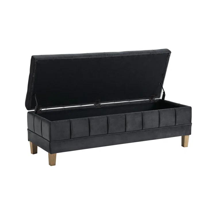 Kelly Clarkson Home Gloria Velvet Ottoman