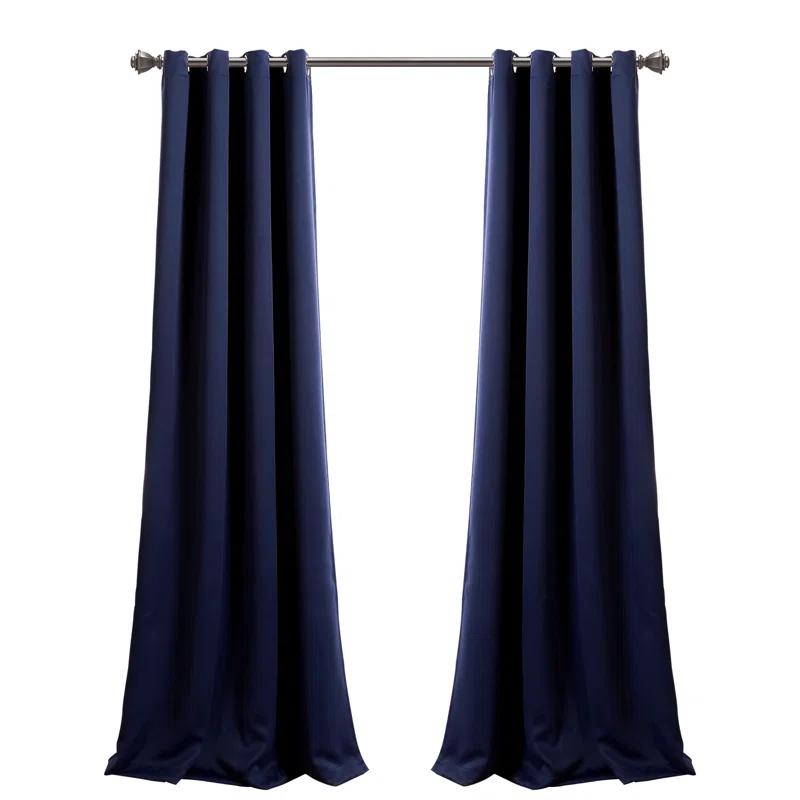 Torre & Tagus Insulated Polyester Blackout Curtain Pair (Set of 2)