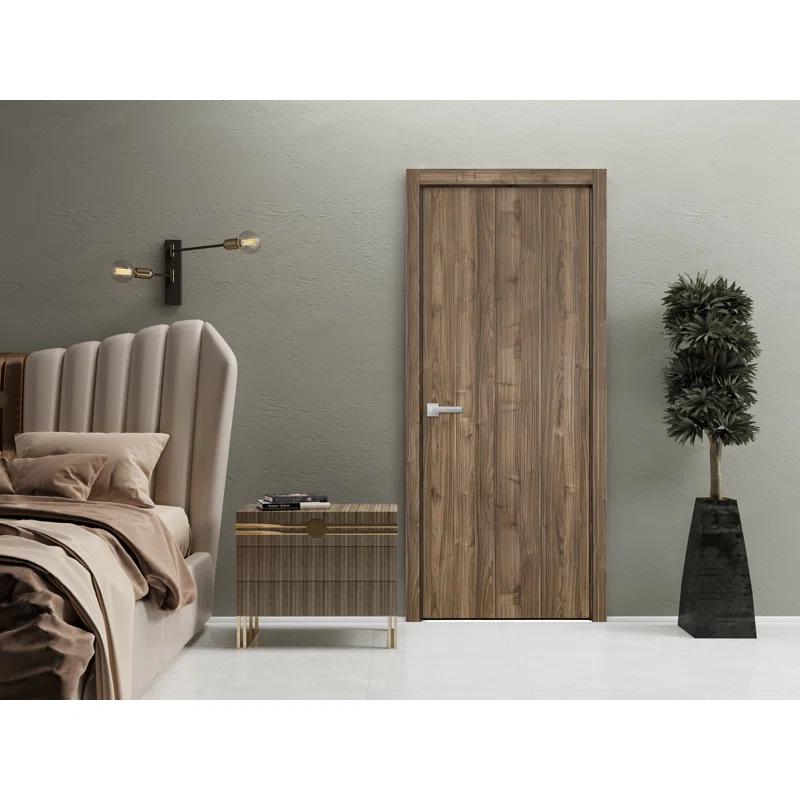 SARTODOORS Planum Solid + Manufactured Wood Paneled Slab Door