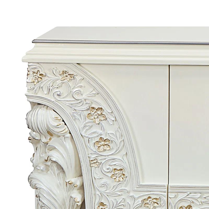 Rosdorf Park Reenan 2-Door Dresser in Antique White