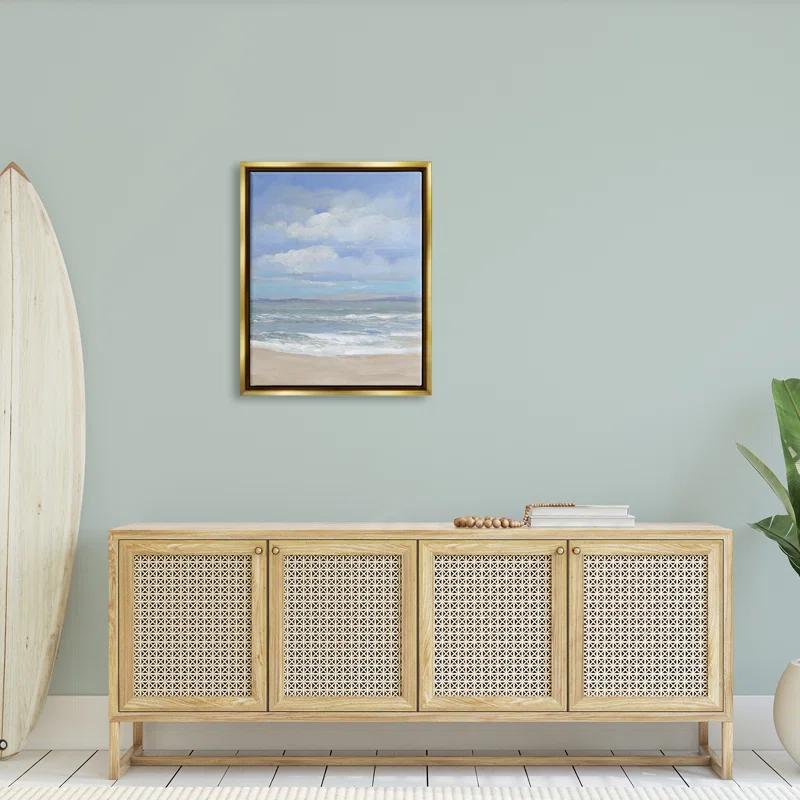 Stupell Industries " Cloudy Ocean Bay Shoreline " by Tim OToole