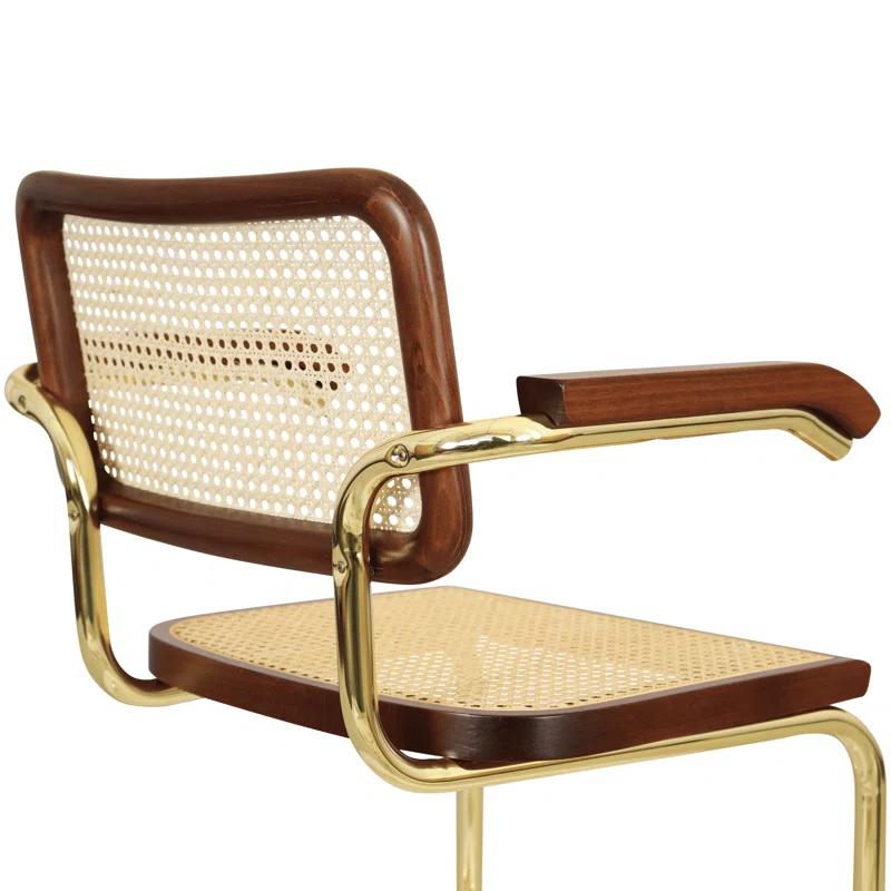 Breuer Chair Company Marcel Breuer Cesca Cane Cantilever Dining Armchair Arm Chair