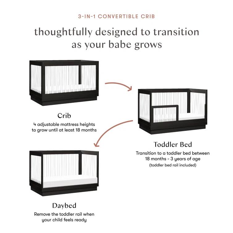 Harlow 3-in-1 Convertible Crib