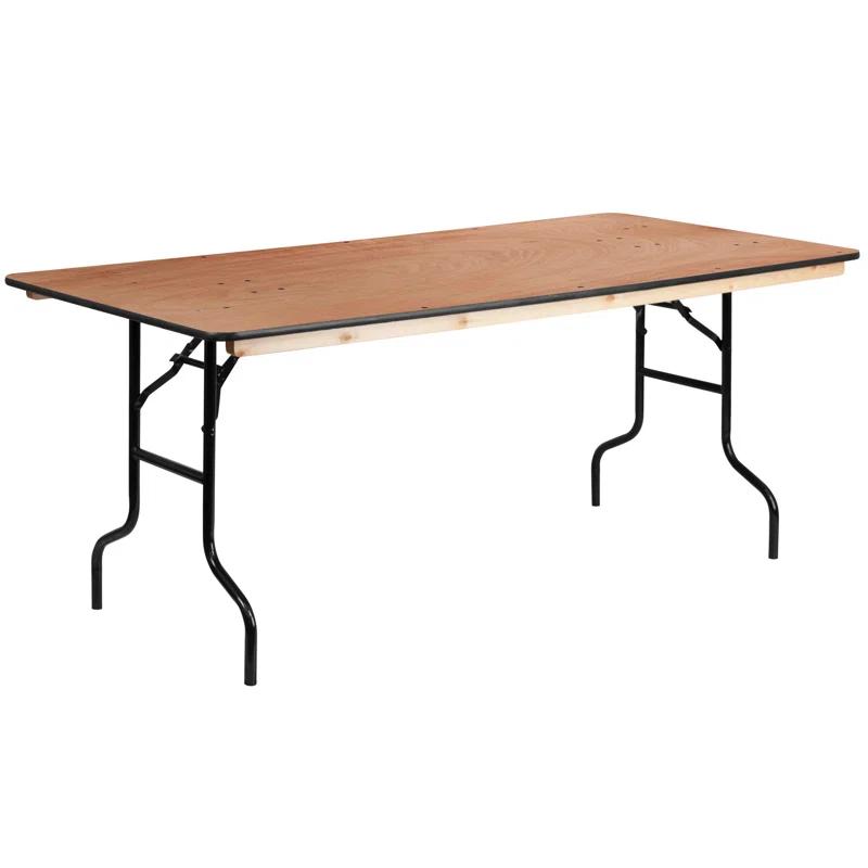 Flash Furniture Marcott Rectangular Wood Folding Event Table by Flash Furniture