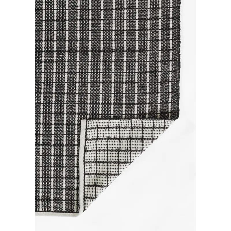 Malmo Recycled P.E.T Black/White Indoor/Outdoor Rug