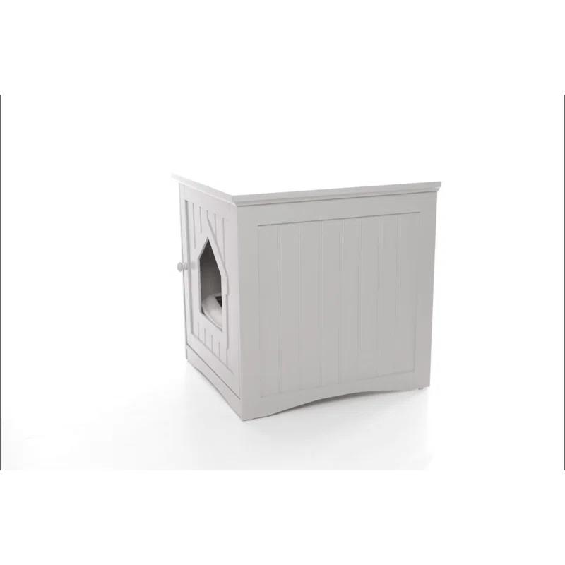 TRIXIE TRIXIE Small Cat Litter Box Enclosure Hide Litter Indoor Cat Home Cat Furniture Accent Table