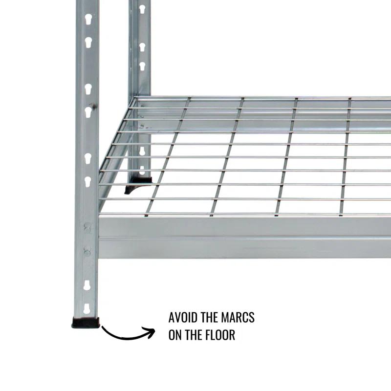 Garage Shelving 47" W x 18" D 2,000 Lb Rust Resistant