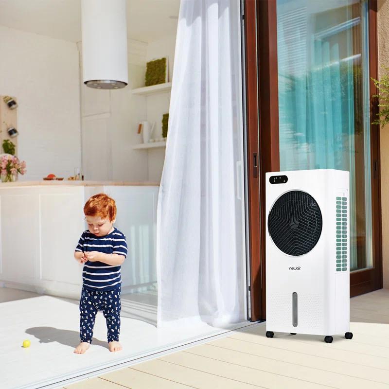 Newair Newair Evaporative Air Cooler and Portable Cooling Fan, 1600 CFM, Remote Control and Timer
