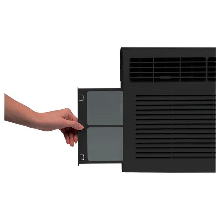 GE Appliances GE 6,000 BTU Electronic Window Air Conditioner For Small Rooms Up To 250 Sq Ft., Black