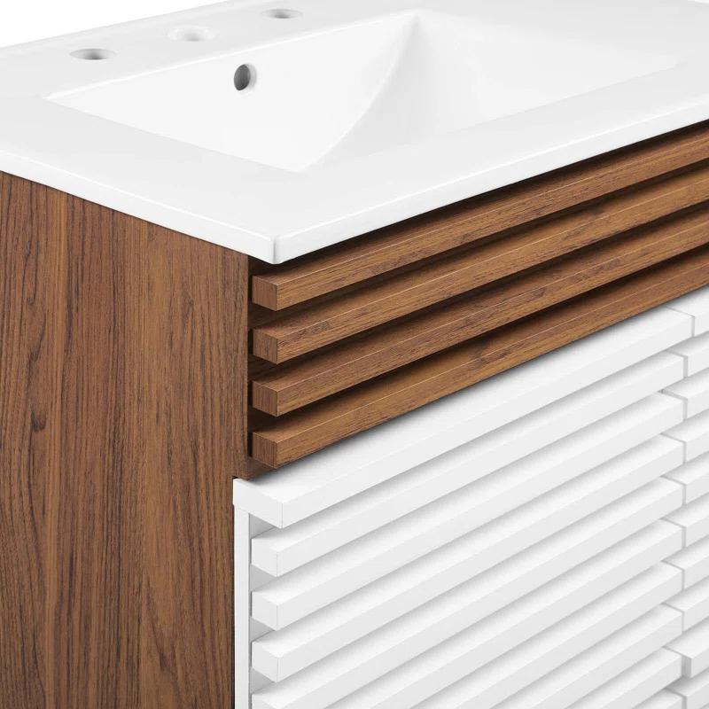 Trio Supply House Modway Render 48" Double Sink Bathroom Vanity