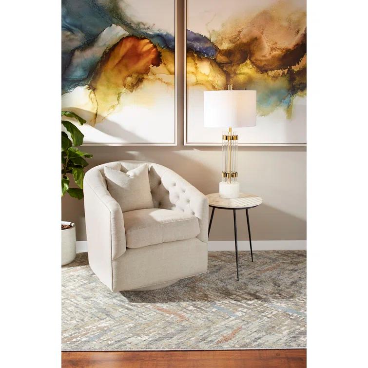 Cyan Design Ocassionelle Upholstered Swivel Armchair