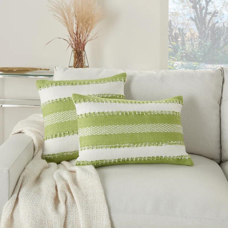 Mina Victory Striped Throw Pillow