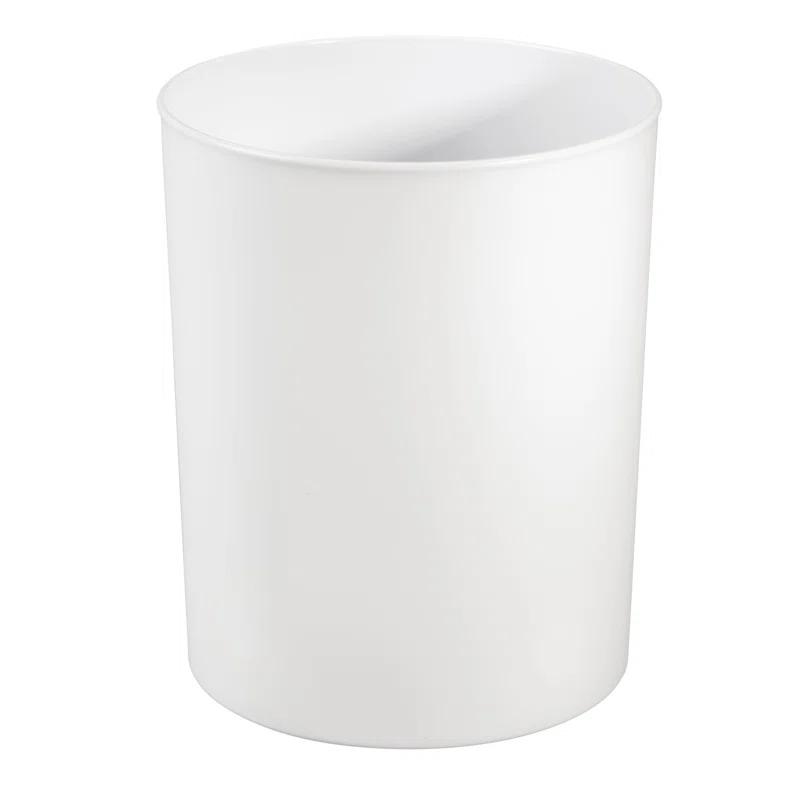 iDesign iDesign Franklin BPA-Free Plastic Round Waste Basket - 8" x 8" x 9.75"