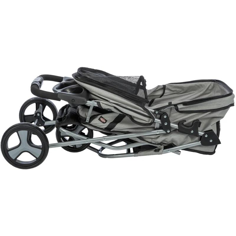 TRIXIE TRIXIE Dog Stroller for Small Dogs and Cats, Lightweight and Compact Pet Stroller