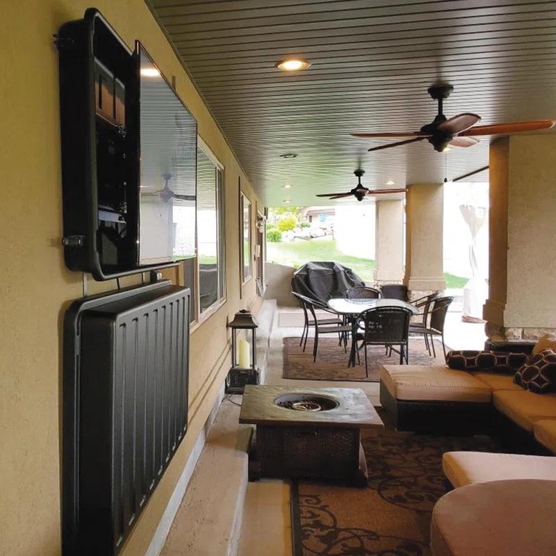 Storm Shell Black OUTDOOR TV ENCLOSURE