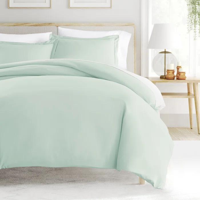 IEnjoy Home Super Soft Double Brushed Duvet Cover Set