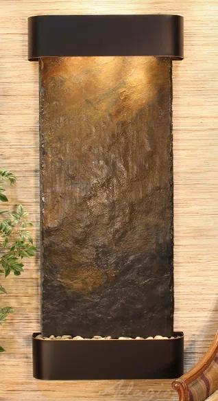 Adagio IFR2006 Inspiration Falls - Brown Rainforest Marble Wall Fountain